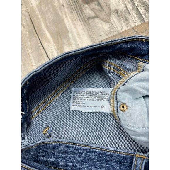 Universal Thread Mid Rise Skinny Jeans 6 28R Blue Denim 30" Inseam - Picture 5 of 8